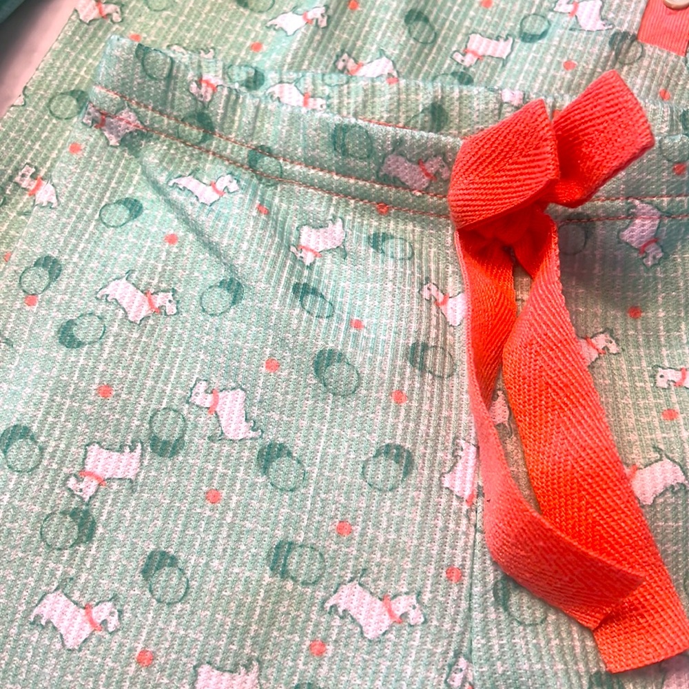 American Girl Green Pajamas with Orange Accents - Picture 3 of 4